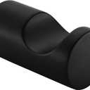 YB0403BL High-end Repalcement for Moen Align Bathroom tub Kitchen Bedroom Single Robe Hook, Matte Black