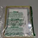 Gold Floating Picture Frame Wedding Signs - Please Sign Our Guest Book - 10”x8” Place Card/Menu Holder