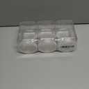 Silicook Clear Plastic Jar, Set of 3 - Square Shaped, Transparent, Food Storage Container, Kitchen & Household Organization for Dry goods, Spices, Vegetables, Ingredients and More (M)