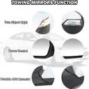 Driver Side View Mirror Compatible with 2016 2017 2018 2019 2020 2021 2022 Malibu LT Hybrid, Mirrors With Heated Turn Signal,7-Pins OE-GM1320539 (White)