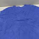 KIRUNDO Short Sleeve Sweater for Women Summer Crochet Tops (XL, Bright Blue)