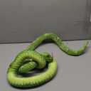 Snake Plush, 71 in Stuffed Snake Animal, Large Toy Snakes for Kids, Giant Stuffed Animals Snake, Lifelike Plush Snake for Birthday Present Party Prank Prop (Green)