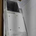 SUPERJARE 31.5" White and Gold Desk with 2 Drawers, Modern Makeup Vanity with Padded Stool, Small Computer Desk Home Office Desk for Writing Study Bedroom