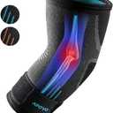APOYO Elbow Brace for Tendonitis and Tennis Elbow, Compression Sleeve for Arthritis, Workouts, Reduce Joint Pain During Fitness Activity (Large)