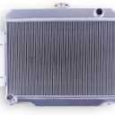 3 Row Full Aluminum Radiator for 1972-1986 JEEP CJ5 CJ6 CJ7 J10 J20,1974-1975 Jeep Cherokee,1981-1985 Scrambler RadiatorNot suitable for Chevy engine