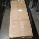 6FT Artificial Christmas Tree, Snow Flocked Hinged Xmas Tree with Flexible Branches