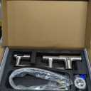 Lefton Rotatable Bathroom Faucet with Temperature Display in Fahrenheit (Batteries-Free), 3 Water Modes, Brushed Nickel, BF2204-0