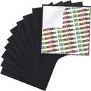 Peel-and-Stick Baseplates, 10 Packs 10" x 10 Classic Adhesive Building Base Plates for Walls and Tables - Compatible with All Major Brands (Black)