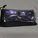 2SeeLife Oversized Blue Light TR-90 Reading Glasses for Men  Medium Fit, Sturdy Frame, Spring Hinges, Premium Readers, Black, +1.25