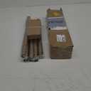 Gold Curtain Rods for Windows 48 to 84 Inch(4-7 Feet),1" Diameter Drapery Rods with Modern Style End Cap Finials,Size:36-88 Inch,Warm Gold