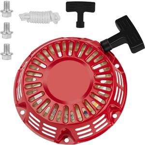 SOFO GX390 Pull Start Assembly OEM Recoil Starter for Honda GX340 GX390 11hp13hp for Predator 420cc Engine Pull Cord Replacement Pressure Washers Water Pump Pull Starter Replaces#28400-ZE3-W01ZA (Red)