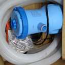 Standard Series Above Ground Pool Filter Pump - 800 GPH Flow Rate | Rapid Circulation & Micro-Debris Filtration, Pool Cartridge Filter Pump System - Keep Water Crystal Clean & Clear-Deep Blue
