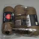 Red Heart Super Saver Caf Latte Yarn - 3 Pack of 198g/7oz - Acrylic - 4 Medium (Worsted) - 364 Yards - Knitting/Crochet