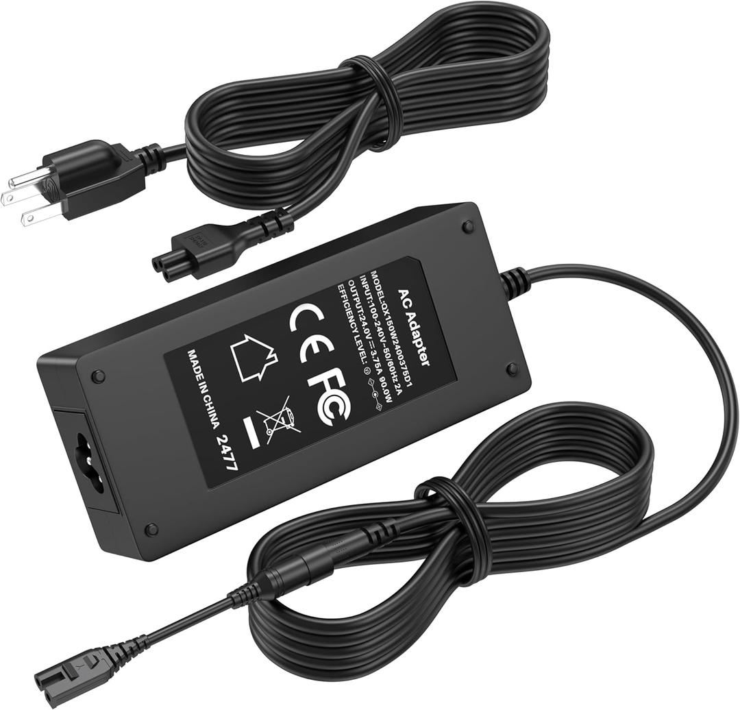 24V Foot Massager Charger Fit for Cloud Massage Shiatsu Foot Massage Machine 9486098094, Power Cord AC Adapter for Cloud Massage Feet Massager Deep Kneading with Heat Therapy XH2400-2500 XH24002500