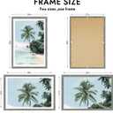 Hongkee 27x40 inch Poster Frame, Rustic Grey Wood Style, Wall Mounting