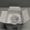 Lecdura Glass Essential Oil Diffuser, 80ML Small Glass Reservoir Natural Wood Base Ultrasonic Cool Mist Aroma Diffusers with USB-Cord Auto-Off 7 Color Light for Home Office Bedroom