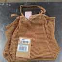 KALIDI BeachNylon Mesh Tote Bag, Casual Tote Bag Hobo Women Foldable MAX 23L Shoulder Bag For Beach Picnic Vacation (Kakhi)