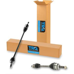 TRQ Front CV Axle Shaft Assembly Set Driver & Passenger Side Compatible with 2006-2015 Honda Civic