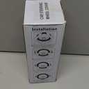 LKWLIKEI Nappa Leather Ultra-Thin Steering Wheel Cover, for Tesla Model 3/Y Steering Wheel Cover, Non-Slip Design and Interior Modification of car Accessories (Black)