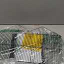 Prevue Pet Products Parakeet Manor Bird Cage with Handle for Home or Travel, Black