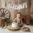 My First Rodeo High Chair Banner: My First Rodeo Decorations Boy 1st Rodeo Cowboy Birthday Party High Chair Banner for Boys First Rodeo Birthday Decorations