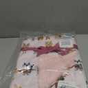 Hudson Baby Infant Girl Plush Blanket with Furry Binding and Back, Girl Winter Woodland Friends, One Size