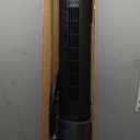 LASKO Apex Tower Fans Oscillating Quiet 42" - 29 ft/s Airflow, 28 dB, 90° Oscillation, 12H Timer, Air Filter for Hair & Dust, Remote, Black, Floor Fans for Home Bedroom, RST200
