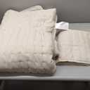 WDCOZY Beige Twin Quit Size Bedding Sets with Pillow Sham, Neutral Lightweight Soft Bedspread Coverlet, Quilted Blanket Thin Comforter Bed Cover for All Season, 2 Pieces, 68x90 inches (Wheat)