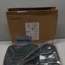 Amazon Basics Comfortable Seat Cushion for Office Chairs, Gel Enhanced Memory Foam, Non-Slip, Cooling Support for Long Sitting, Black