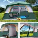 UNP 2-8 Person Tent, Portable Cabin Tent, Camping Tent 4-Person Easy Set Up, Waterproof with Top Rainfly for Outdoor Camping/Hiking