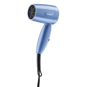 Conair Travel Hair Dryer with Dual Voltage, 1600W Compact Hair Dryer with Folding Handle, Travel Blow Dryer