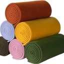 Fleece Throw Blankets Lightweight Warm Soft Cozy Pet-Friendly Bulk Fleece Throw Blanket Solid for Home Bed, Sofa, Office, Gifts, Outdoor (Assorted 3, Pack of 6-50 x 60 inch)