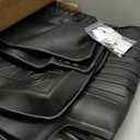 Aiqiying Floor Mats Compatible with Ford Explorer 2020-2026 6-Seats ModelsAll Weather Protection Waterproof Durable Custom-Fit Front Rear Full Set Carpet Liners TPE Accessories