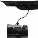 LED Fog Lights for 2016 2017 Honda Accord 4 Door Sedan Bumper Lamp OEM Style Assembly with Switch and Wiring Harness