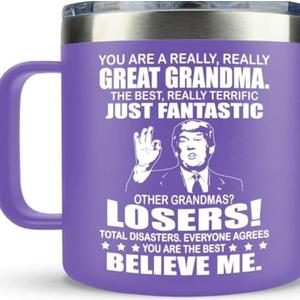LIZAVY Mothers Day Gifts for Grandma from Grandkids - Great Grandma Gift - Birthday gifts for grandma Mug 14Oz