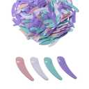 Bulk Mini Cosmetic Spatula Set – Disposable Plastic Makeup Spatulas for Mixing, Sampling, and Facial Cream Application (Multi-Colored)