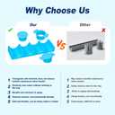 Silicone Cake Pop Mold Set, Round Cake Pop Cutter with Pusher, Tray and 50 Sticks, 15-Hole Cake Pop Holder, DIY Baking Molds Kit for Parties, Wedding, Home Desserts Making - Blue