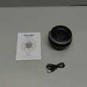 TECKNET Bluetooth Shower Speaker, IPX7 Waterproof Portable Wireless Speaker with RGB Light, BT 5.3, 10H Playtime, Built-in Mic, Suction Cup & TWS HD Stereo for Bath Beach Travel - Gift Ideas (Black)