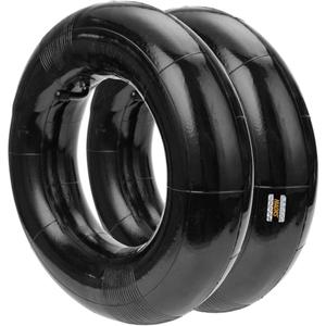 HIAORS 2 Pack 4.10/3.50-6 13x4.00-6 Inner Tube with TR-87 Bent Valve 6" Heavy Duty Replacement for Mini Bike Go Kart Hand Trucks Snowblowers Yard Trailers Dollies Wheelbarrows Lawn Mowers Garden Cart