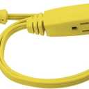 Prime EC840603 3-Foot 16/3 SPT-2 3-Outlet Utility Indoor Cord, Yellow