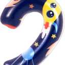 7 x Space Theme Birthday Candle Number 2 Universe Planet Rocket Spacecraft Cake Toppers for Boys Girls Kids Birthday Party Decorations