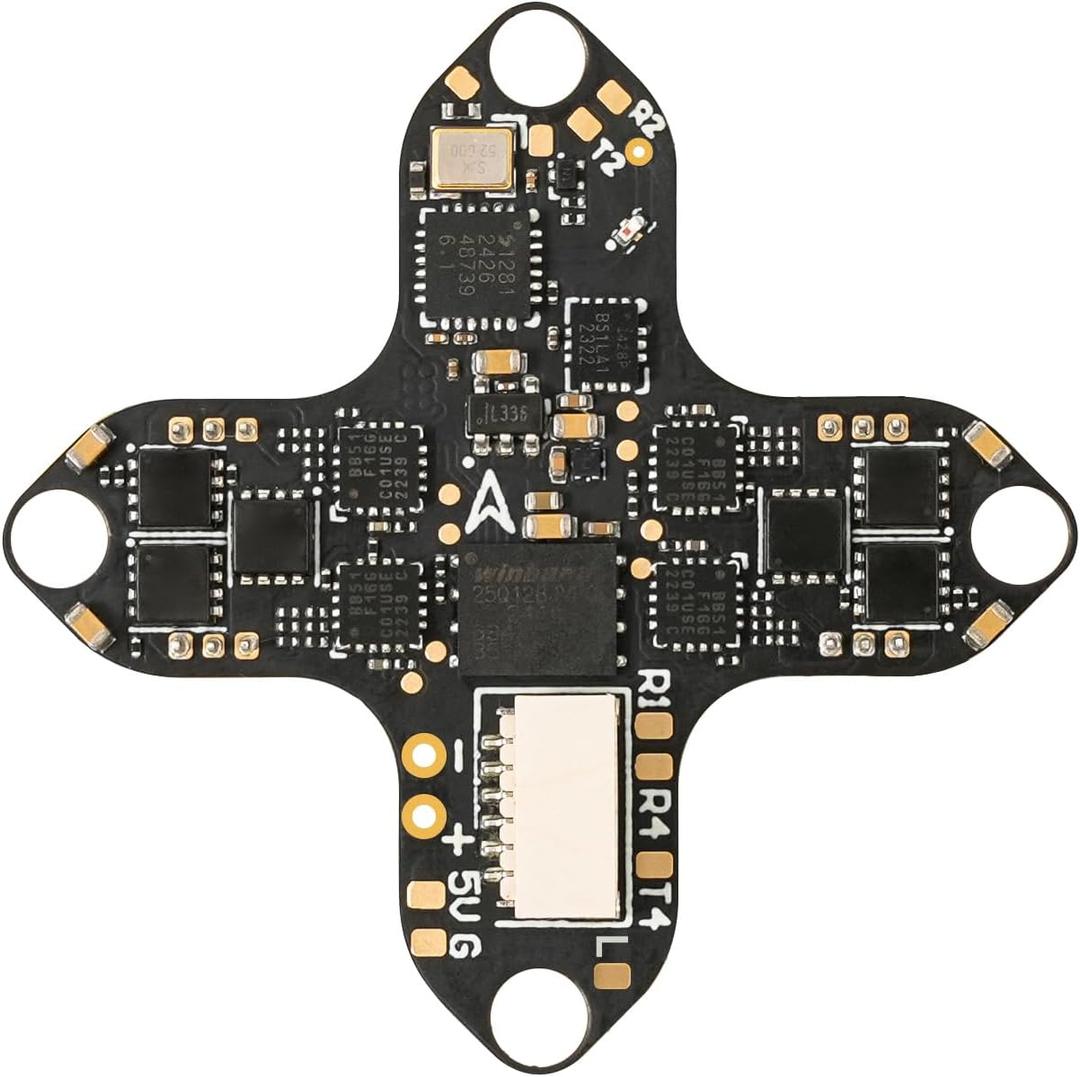 BETAFPV Matrix 1S G4 3IN1 HD Brushless Flight Controller, Built-in Serial ELRS RX with 5V 3A BEC, 12A ESC, 16MB Blackbox, SH1.0-6Pin Connector for O4 Air Unit for DIY 1S HD Whoops like Meteor65/75 Pro