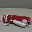 Deepsoon Heating Pad,Electric Heating Pads for Back,Neck,Abdomen,Moist Heating Pad for Shoulder,Knee,Arms,Legs,Dry/Moist Heat & Auto Shut Off,Christmas Gifts for Men and Women,Burgundy,24x12 Inch