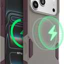 OtterBox iPhone 17 Pro Max (Only) Commuter Series Case Built-in MagSafe Thin, Dual-Layer, Pocket-Friendly, Port Cover 50 Shades of Kinda Purple