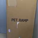 Dog Ramp for Bed& Couches – 4 Heights up to 18.31", Anti-Slip, Portable, Supports 100 lbs – Easy-Clean Pet Stairs for Small & Senior Dogs