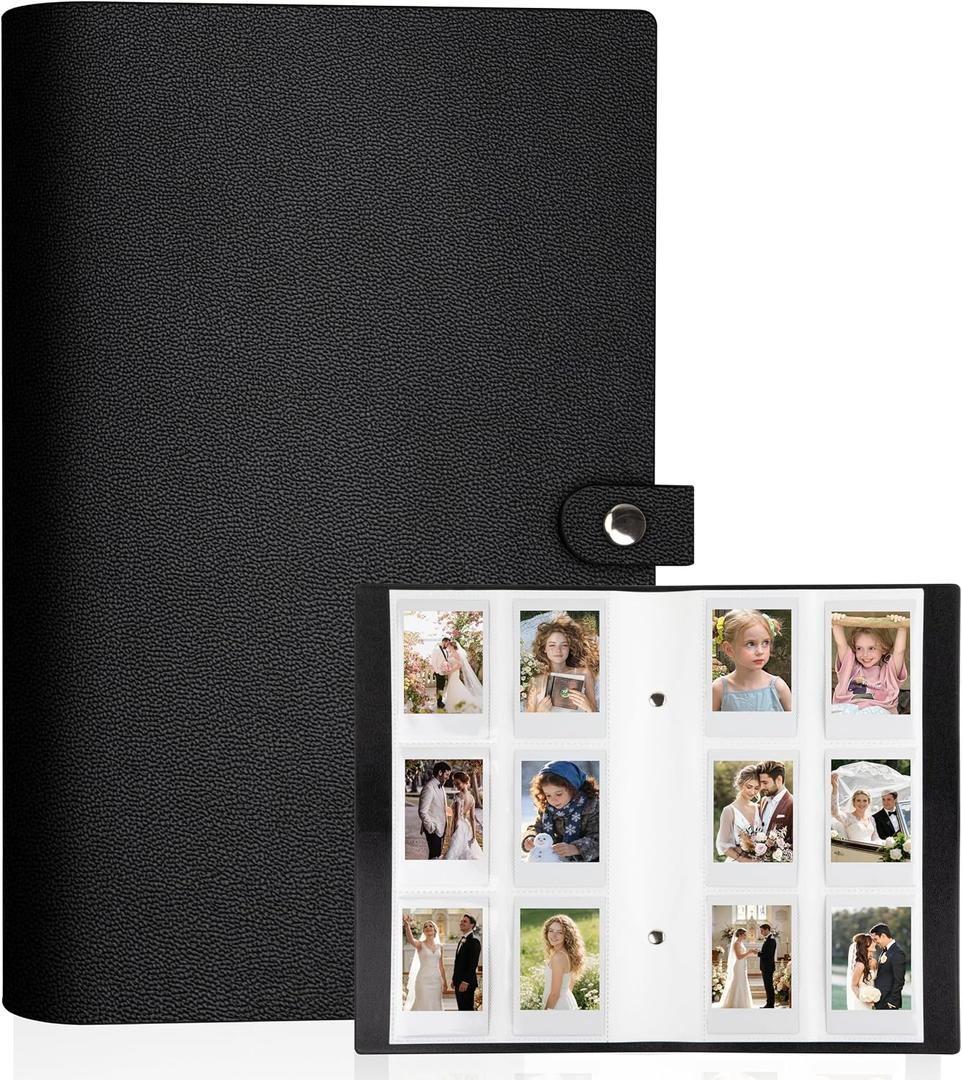 432 Pockets Photo Album for 2x3 in Polaroid Photos, Extra Large Capacity Holds 432 Photos for Fujifilm Instax Mini 12 11 9 40 90 8 EVO LIPLAY Instant Camera Pictures, Safely Store Your Unique Memories