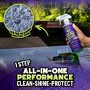 Chemical Guys Raging Rhino Waterless Car Wash And Quick Detailer Spray, No Rinse Exterior Cleaner For Paint, Glass, Wheels, Plastic, And Chrome, Spray And Wipe Shine, 20 Fl Oz