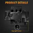 LED Fog Lights Assembly for 2016-2018 GMC Sierra 1500,Plug and Play