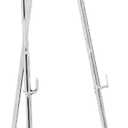 Easel Display Stand,Wedding Welcome Sign Adjustable Stand,Poster Display Tripod with Chain,for Shopping Malls Hotels(White)