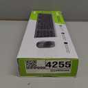 seenda Wireless Bluetooth Keyboard and Mouse Combo, COE401 Rechargeable Slim Keyboard Mouse, 3 MultiDevice Connection, Compact Quiet Set Compatible for Mac/Windows Laptop MacBook iPad, Black Gray